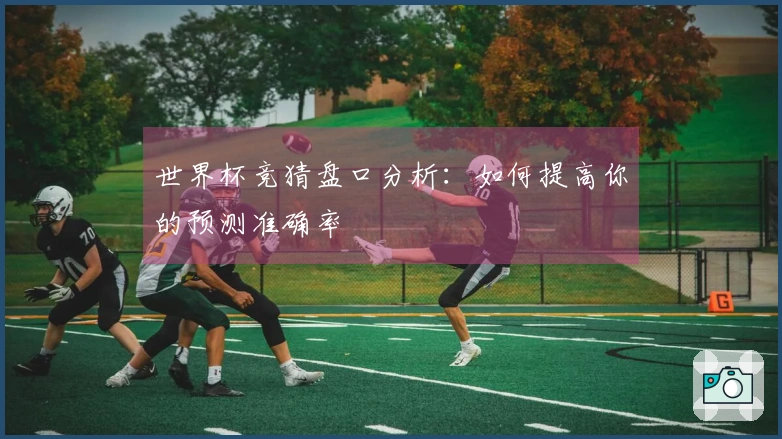 世界杯竞猜盘口分析：如何提高你的预测准确率