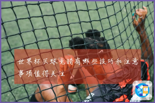 世界杯买球竞猜有哪些技巧和注意事项值得关注